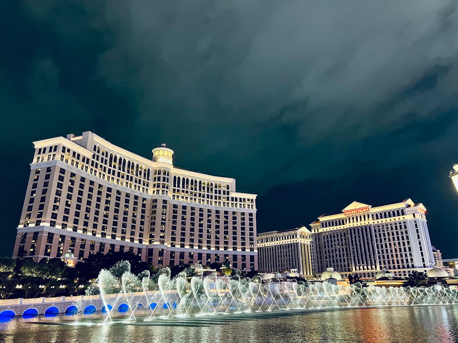 Fountains of Bellagio, aus der Nähe