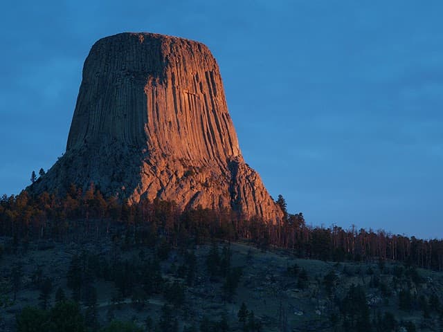 Devils Tower, de plus près
