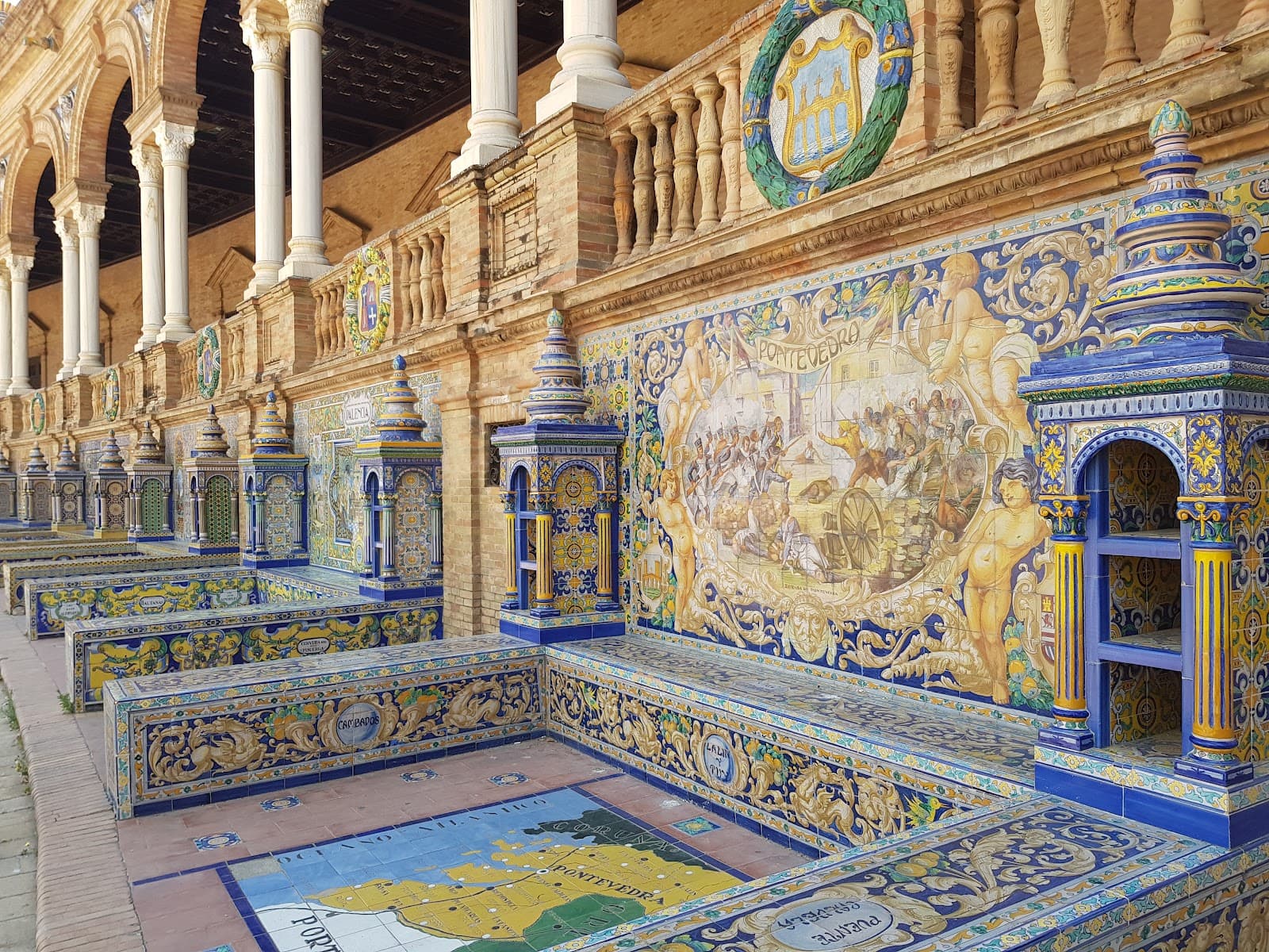 Plaza de España, aus der Nähe
