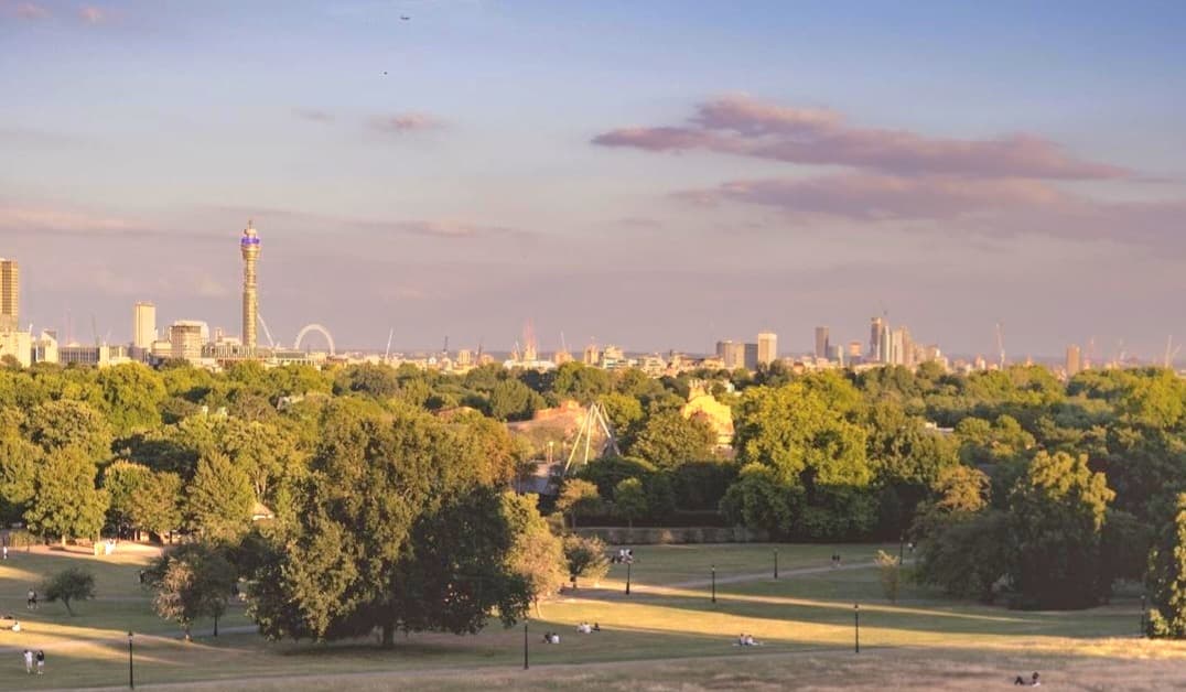 Primrose Hill, da vicino