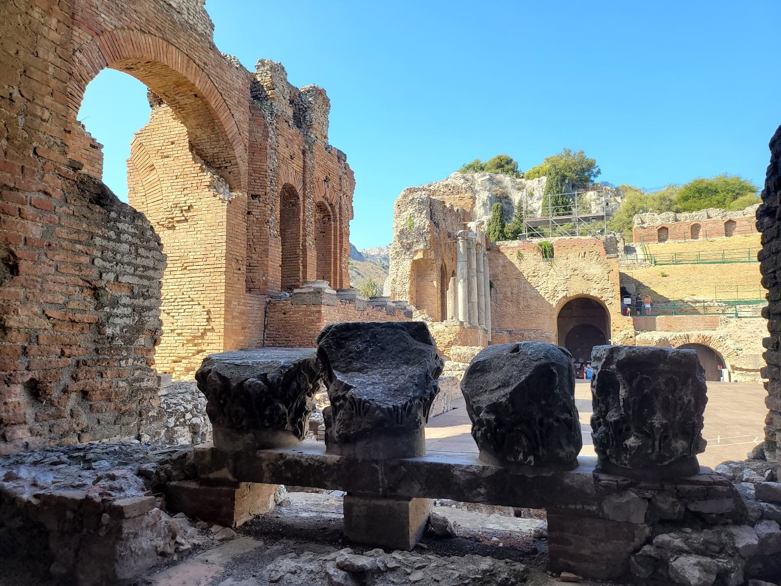 Teatro Antico di Taormina, aus der Nähe