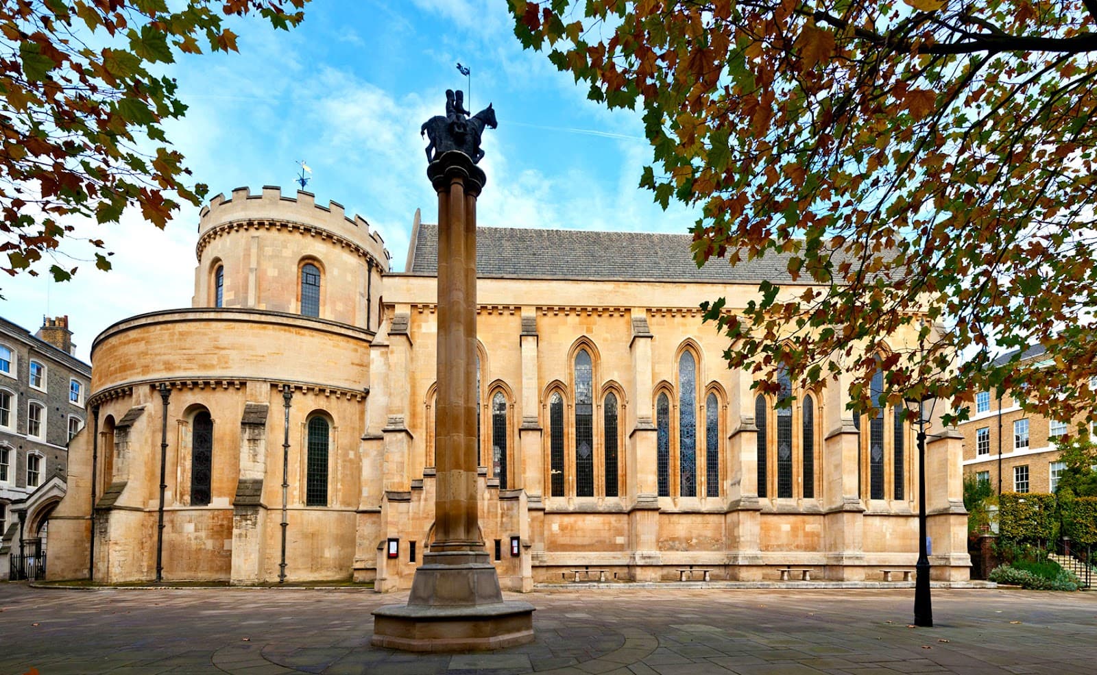 Temple Church, aus der Nähe
